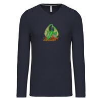 T-shirt col V manches longues de marque Kariban Vignette