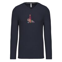 T-shirt col V manches longues de marque Kariban Vignette