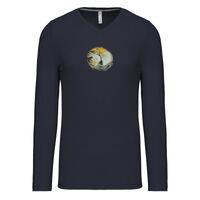 T-shirt col V manches longues de marque Kariban Vignette