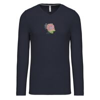 T-shirt col V manches longues de marque Kariban Vignette