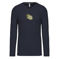 T-shirt col V manches longues de marque Kariban Vignette