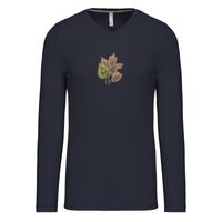 T-shirt col V manches longues de marque Kariban Vignette