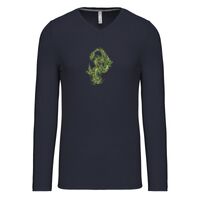 T-shirt col V manches longues de marque Kariban Vignette