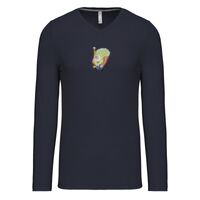 T-shirt col V manches longues de marque Kariban Vignette