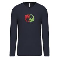 T-shirt col V manches longues de marque Kariban Vignette