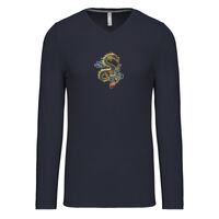 T-shirt col V manches longues de marque Kariban Vignette