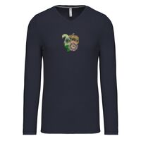 T-shirt col V manches longues de marque Kariban Vignette