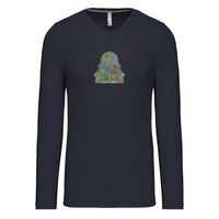 T-shirt col V manches longues de marque Kariban Vignette