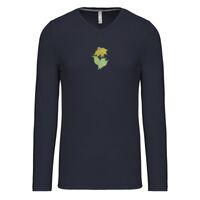 T-shirt col V manches longues de marque Kariban Vignette