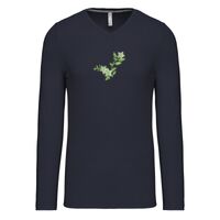 T-shirt col V manches longues de marque Kariban Vignette