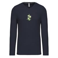 T-shirt col V manches longues de marque Kariban Vignette