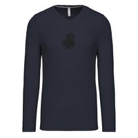 T-shirt col V manches longues de marque Kariban Vignette