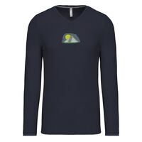 T-shirt col V manches longues de marque Kariban Vignette