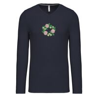 T-shirt col V manches longues de marque Kariban Vignette