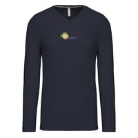 T-shirt col V manches longues de marque Kariban Vignette