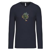 T-shirt col V manches longues de marque Kariban Vignette