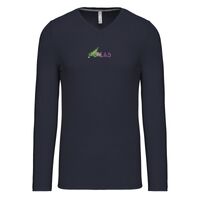 T-shirt col V manches longues de marque Kariban Vignette