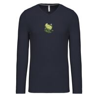 T-shirt col V manches longues de marque Kariban Vignette