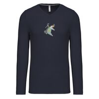 T-shirt col V manches longues de marque Kariban Vignette