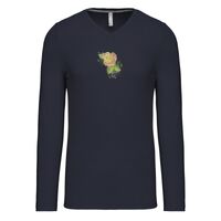T-shirt col V manches longues de marque Kariban Vignette