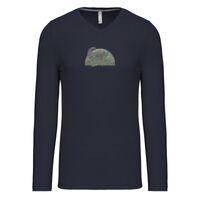 T-shirt col V manches longues de marque Kariban Vignette