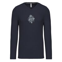 T-shirt col V manches longues de marque Kariban Vignette
