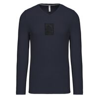T-shirt col V manches longues de marque Kariban Vignette