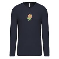 T-shirt col V manches longues de marque Kariban Vignette
