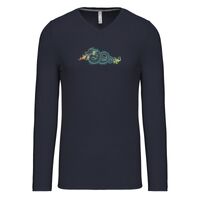 T-shirt col V manches longues de marque Kariban Vignette