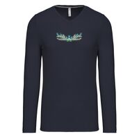 T-shirt col V manches longues de marque Kariban Vignette
