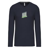 T-shirt col V manches longues de marque Kariban Vignette