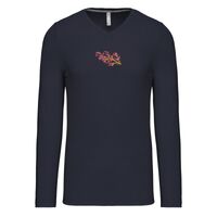 T-shirt col V manches longues de marque Kariban Vignette