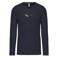 T-shirt col V manches longues de marque Kariban Vignette