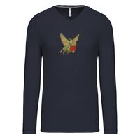 T-shirt col V manches longues de marque Kariban Vignette