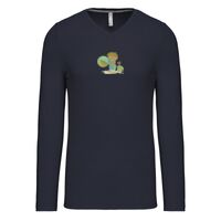 T-shirt col V manches longues de marque Kariban Vignette