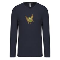 T-shirt col V manches longues de marque Kariban Vignette