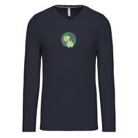 T-shirt col V manches longues de marque Kariban Vignette