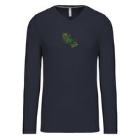 T-shirt col V manches longues de marque Kariban Vignette