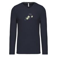 T-shirt col V manches longues de marque Kariban Vignette
