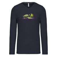 T-shirt col V manches longues de marque Kariban Vignette