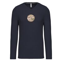 T-shirt col V manches longues de marque Kariban Vignette