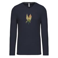 T-shirt col V manches longues de marque Kariban Vignette