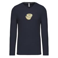 T-shirt col V manches longues de marque Kariban Vignette