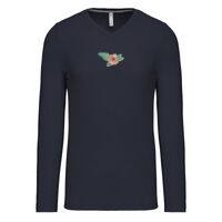 T-shirt col V manches longues de marque Kariban Vignette