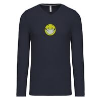 T-shirt col V manches longues de marque Kariban Vignette