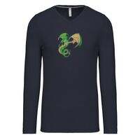 T-shirt col V manches longues de marque Kariban Vignette