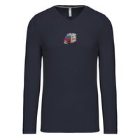 T-shirt col V manches longues de marque Kariban Vignette
