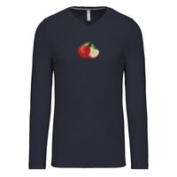 T-shirt col V manches longues de marque Kariban Vignette