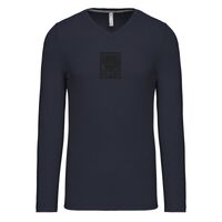 T-shirt col V manches longues de marque Kariban Vignette