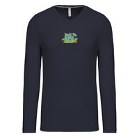 T-shirt col V manches longues de marque Kariban Vignette